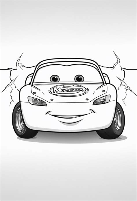 Lightning McQueen Coloring Pages
